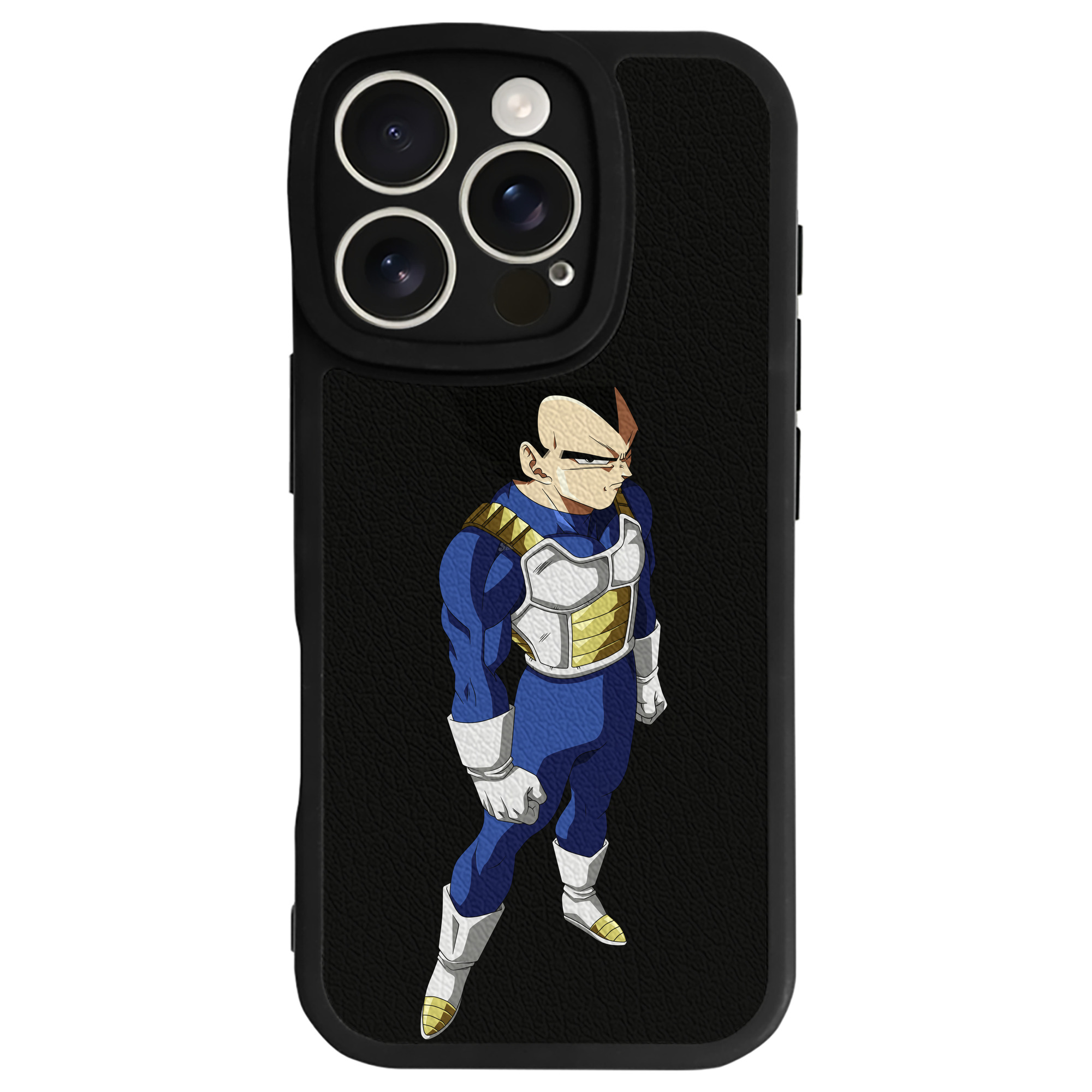 （画像用） ドラゴンボール ベジータ四世（Bejīta Yonsei）DRAGON BALL Vegeta IV 【iPhone 16シリーズ対応】シリコンスマホケース（レザー調） 材質：シリコン